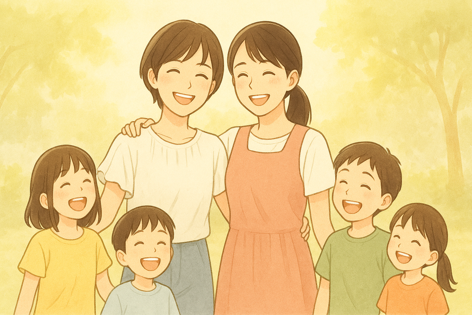 幸せなママ